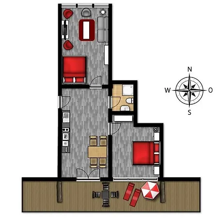 Am Rundsteg 9 Apartamento *